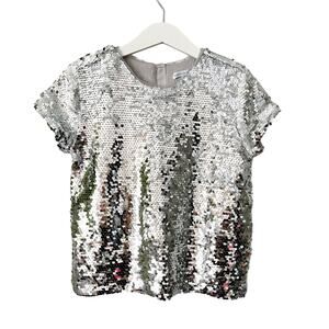 Rockets Of Awesome Silver Sequin Shirt - Silver - 6